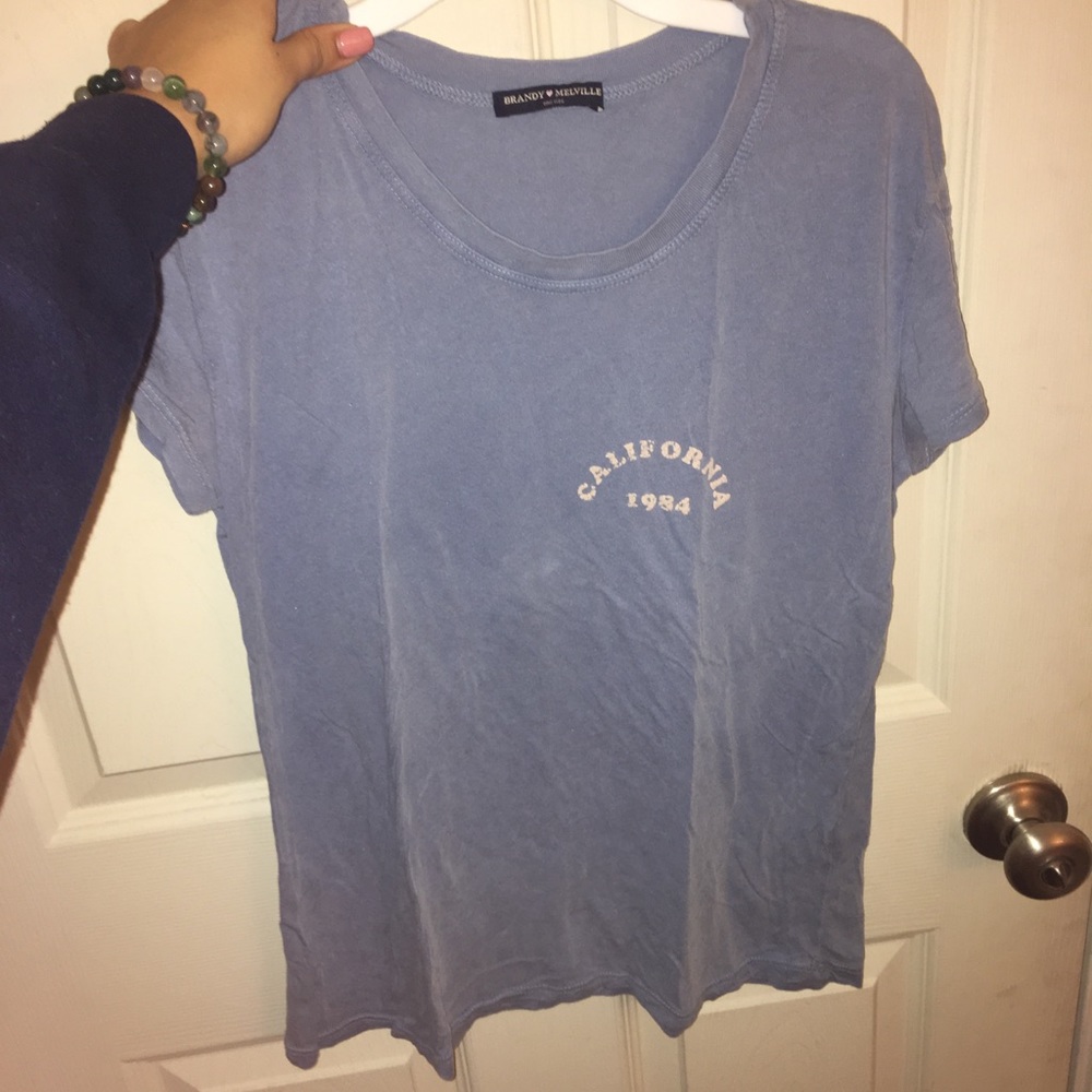 blue vintage california 1984 t shirt